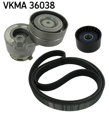 Set curea transmisie cu caneluri VKMA 36038 SKF